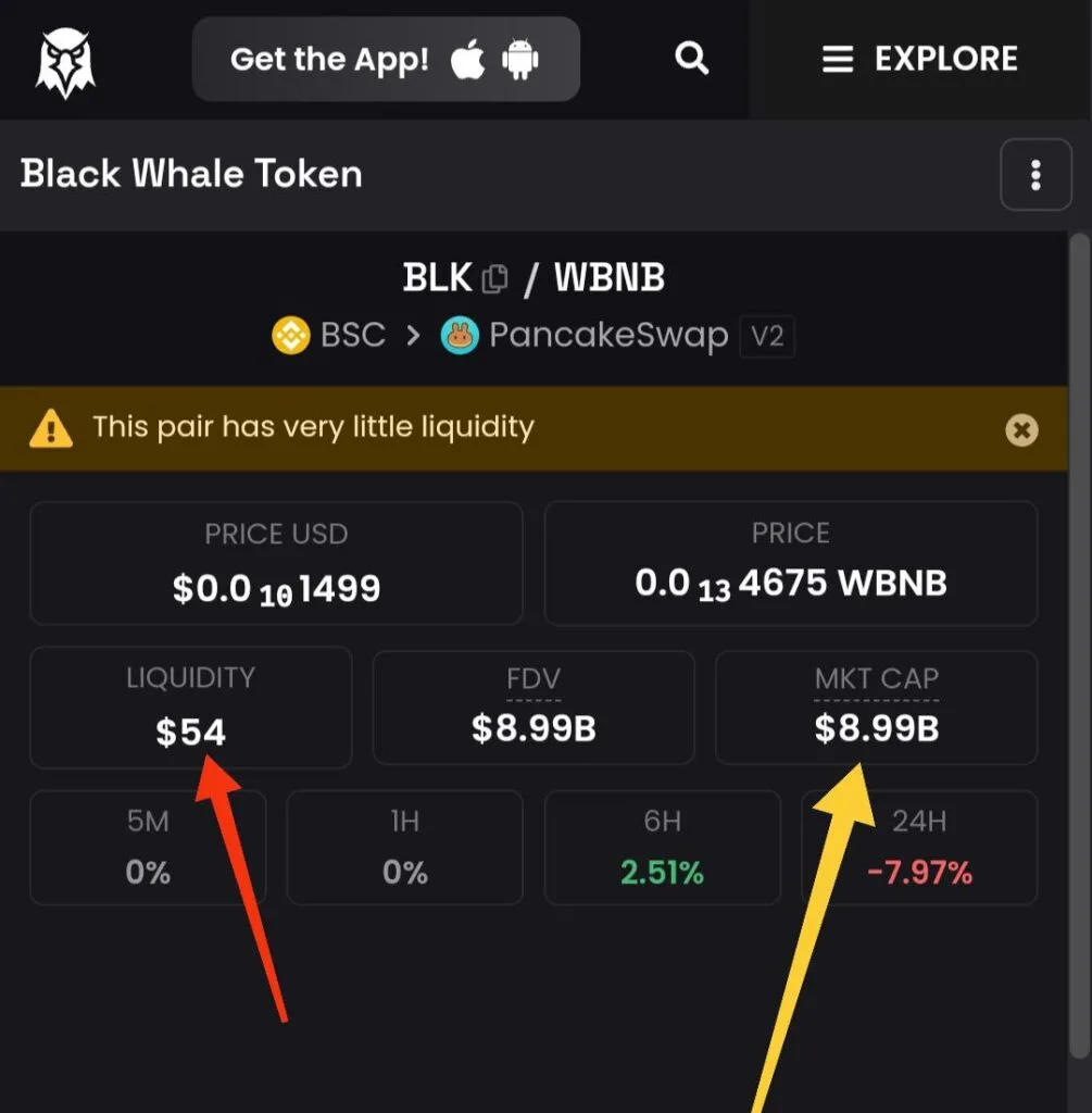 using dexscreener to detect fake airdrops